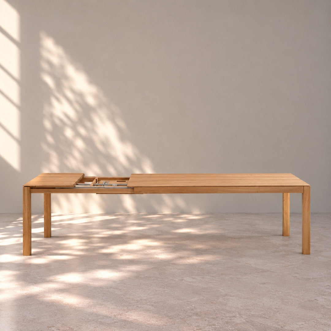 Table de salle à manger extensible en chêne massif VERDI | VESKOR