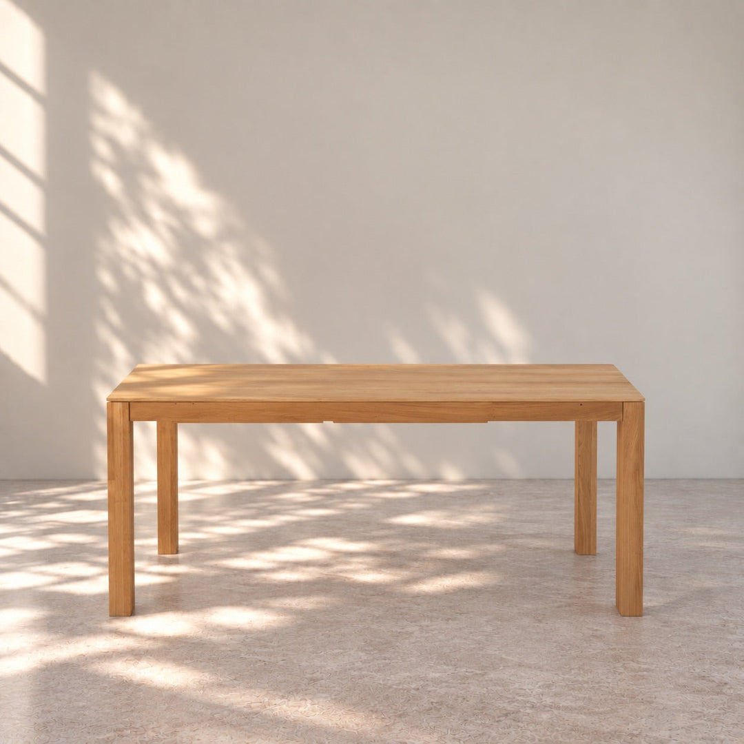 Table de salle à manger extensible en chêne massif VERDI | VESKOR
