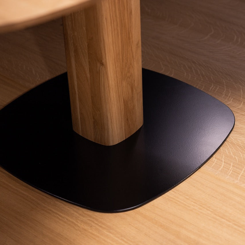 Table de salle à manger fixe en bois massif LUNA | VESKOR