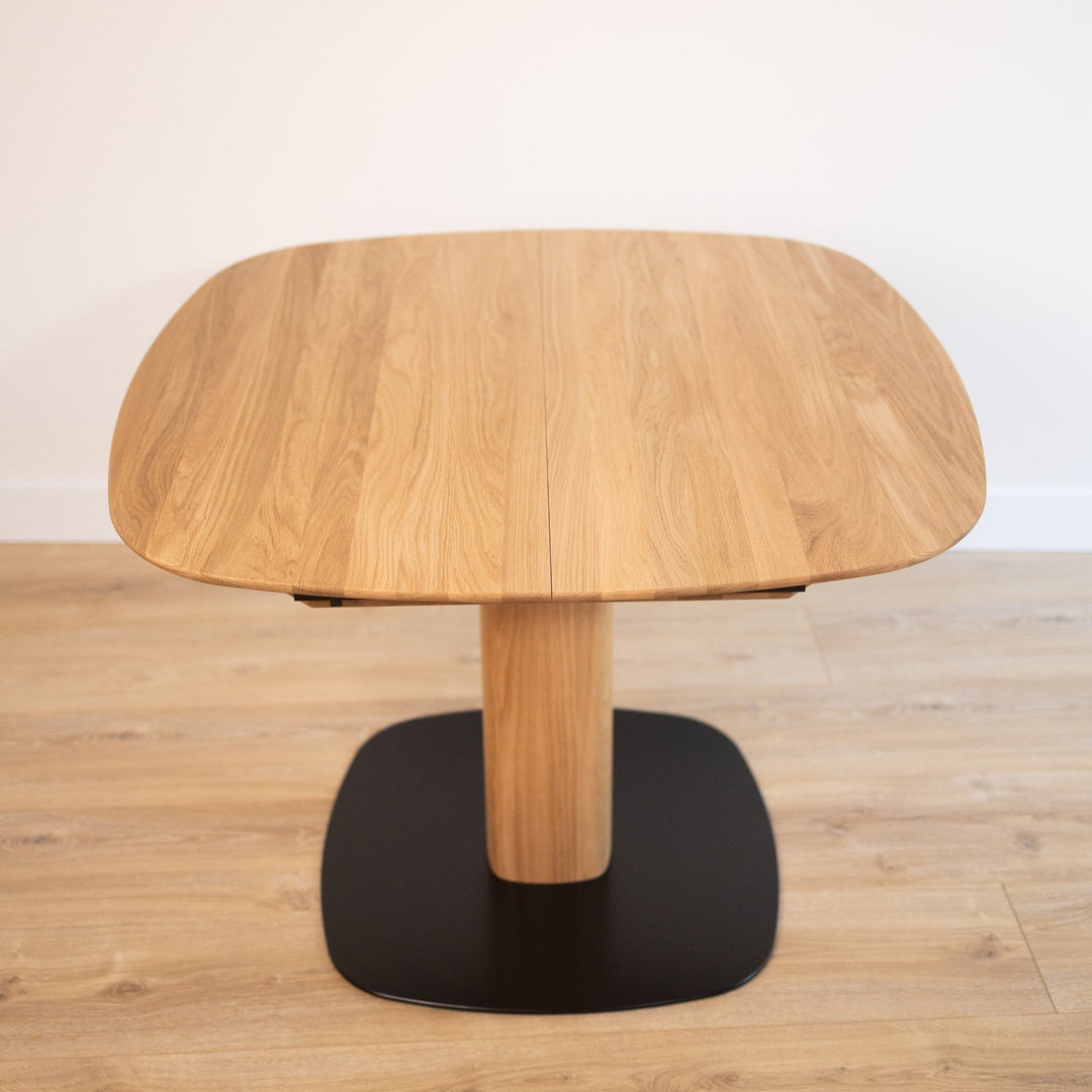 Table à manger extensible en chêne massif LUNA | VESKOR