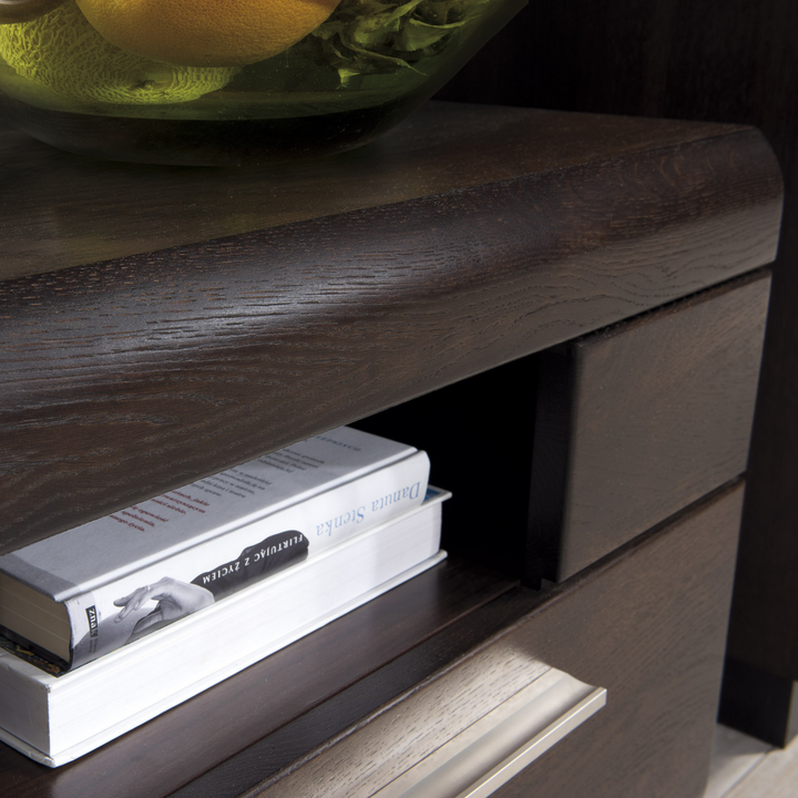 Mueble TV de roble PORTI 25, 160x51x42 cm. | VESKOR