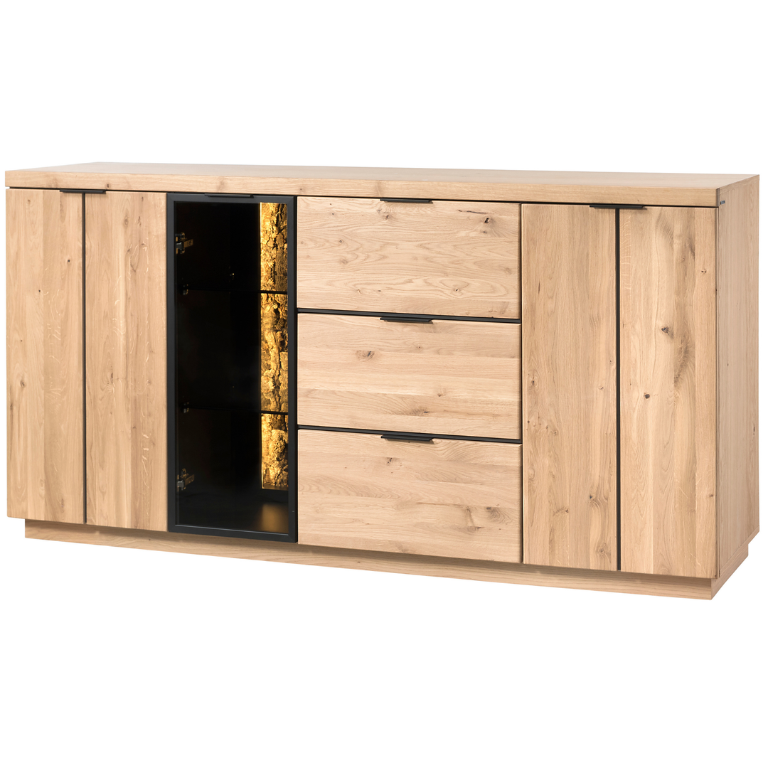 Cómoda de roble NAPOLI 20, 180×46×92 cm | VESKOR