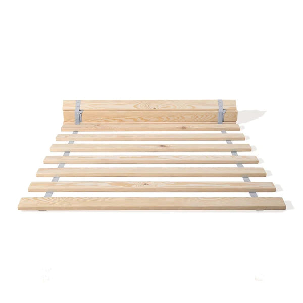 Cama Moderno Estructura de Cama para adulto madera maciza de pino blanco  90x190 cm ES28779A