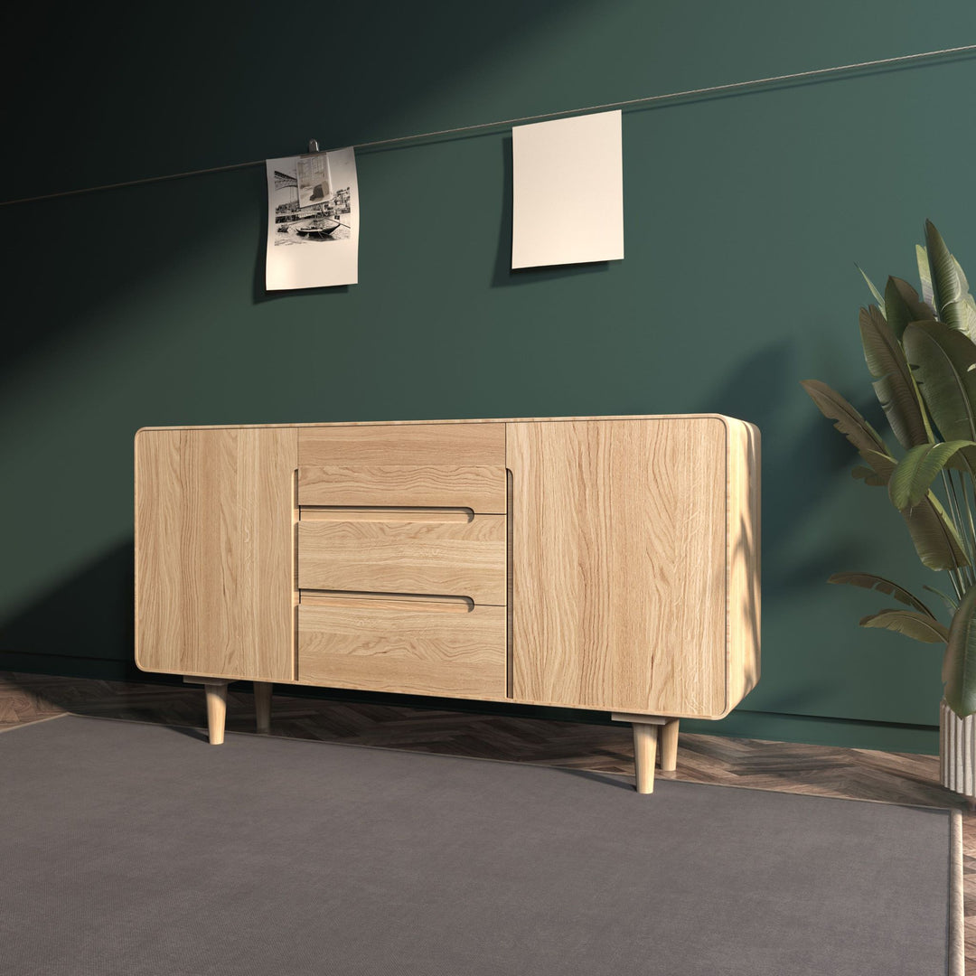 VESKOR Comoda  Amandi 323 madera maciza  roble mueble  nórdico moderno 
