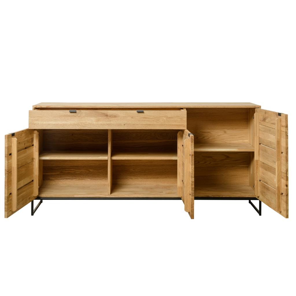 VESKOR Comoda Dania 1 mueble nórdico moderno madera maciza roble