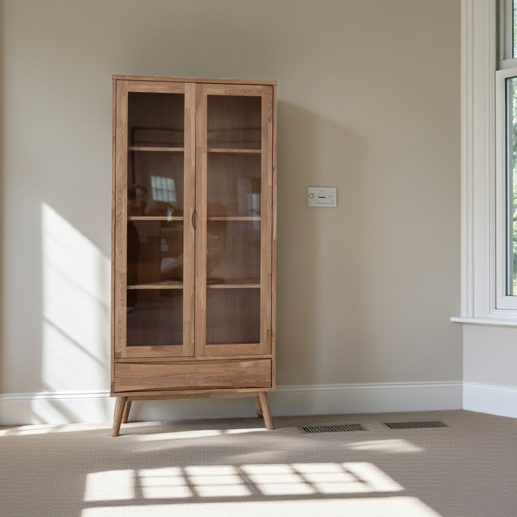 Vitrina de madera de roble MALMO | VESKOR