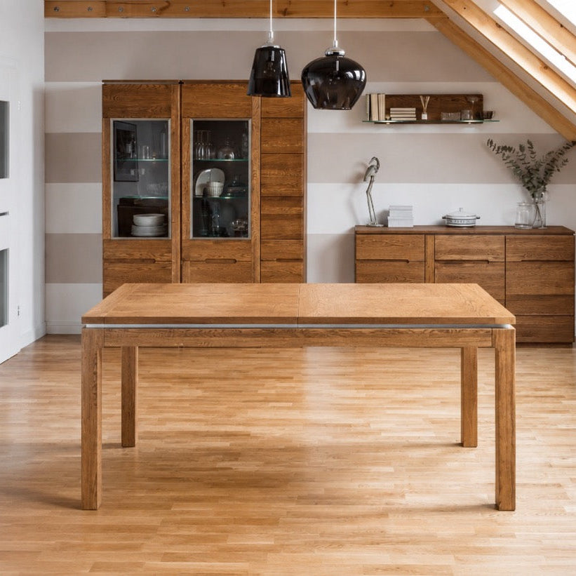 Mesa de jantar extensível em carvalho Montenegro 40 | LoftStory