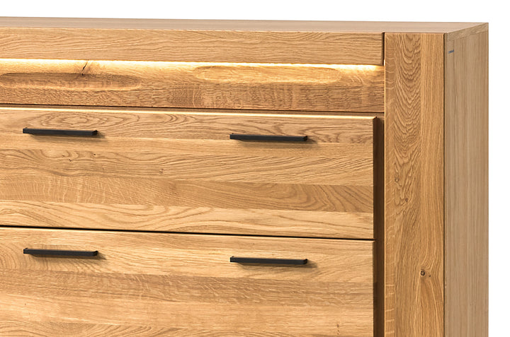 Cómoda madera de roble miel VELVET 75, 105x42x110 cm. | VESKOR