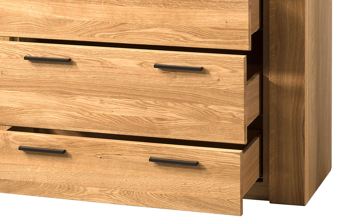 Cómoda madera de roble miel VELVET 75, 105x42x110 cm. | VESKOR
