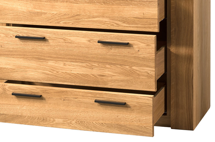 Cómoda madera de roble miel VELVET 75, 105x42x110 cm. | VESKOR