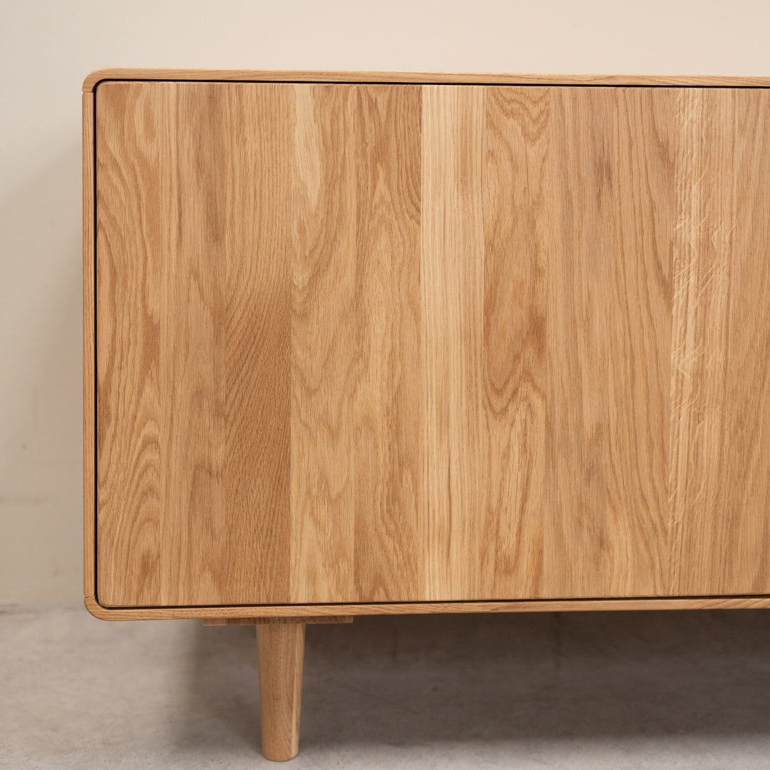 Mueble de TV madera roble AMANDI | VESKOR