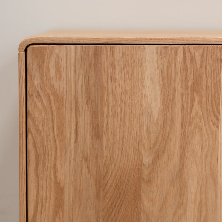 Mueble de TV madera roble AMANDI | VESKOR