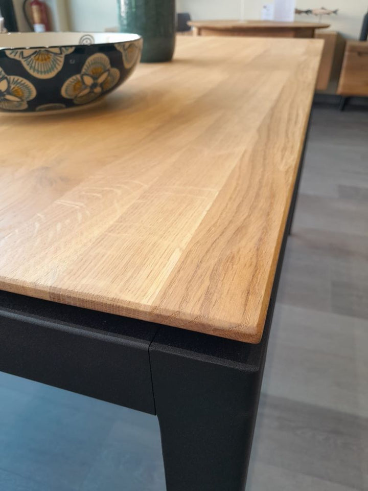 VESKOR Mesa de comedor de madera maciza roble MADRID Mueble nórdico moderno