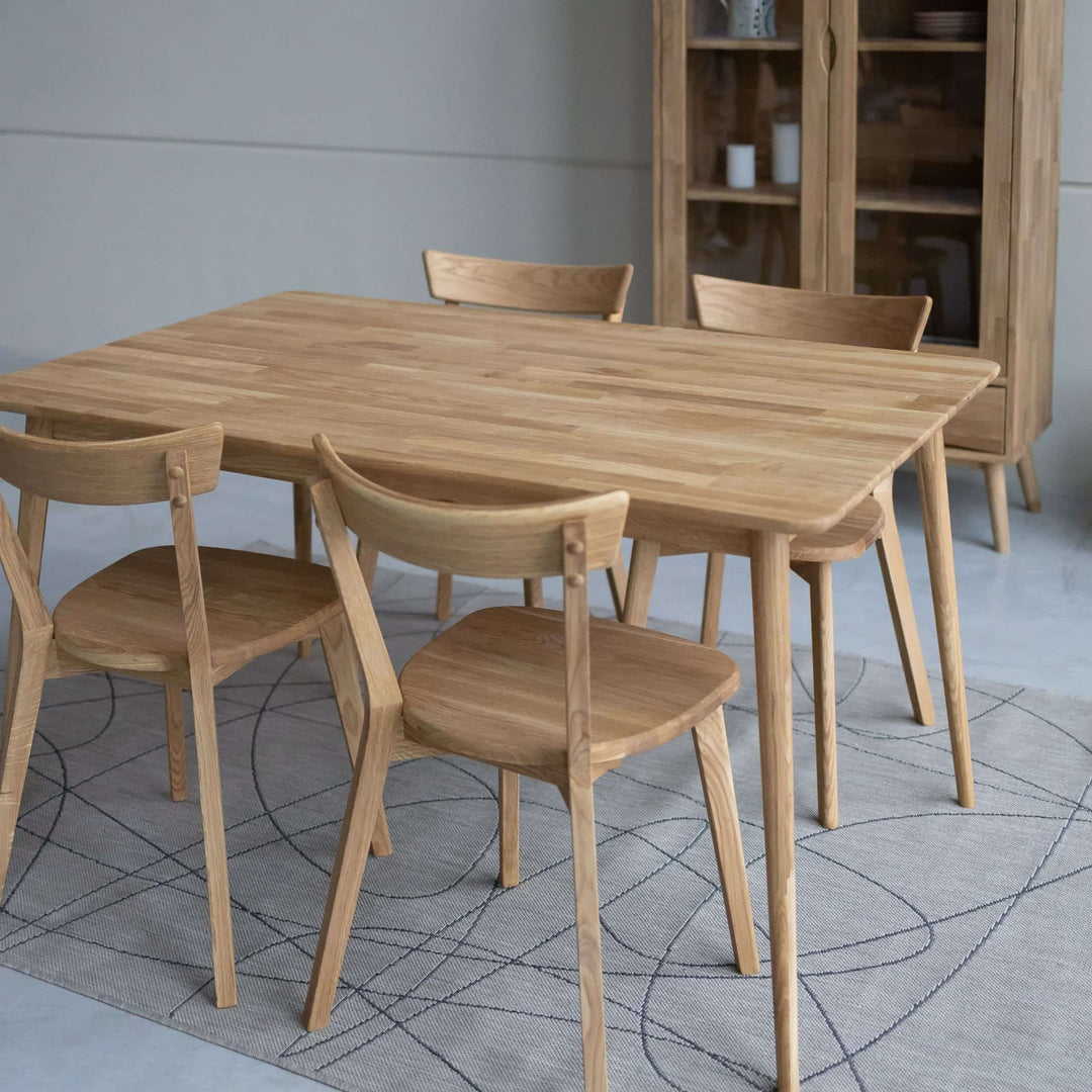 Table chêne massif de salle à manger - Meuble house Table chêne massif de salle à manger - Meuble house