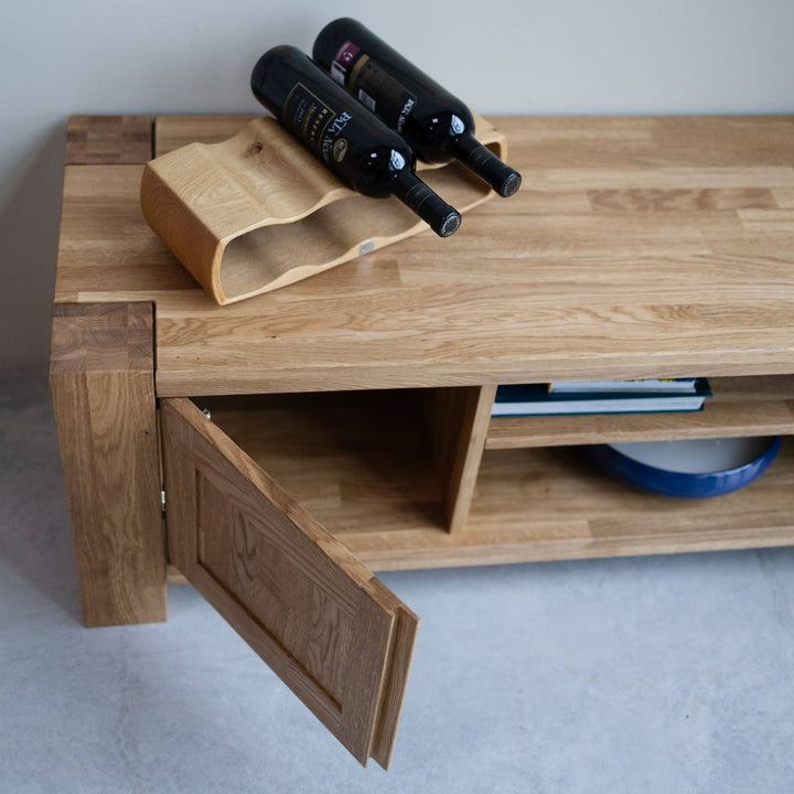 VESKOR Mueble de TV madera maciza roble BALDER Mobel.Store