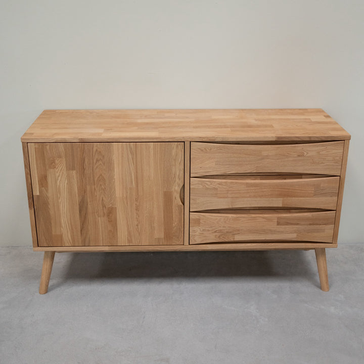 VESKOR Aparador de madera de roble comoda de roble macizo sostenible