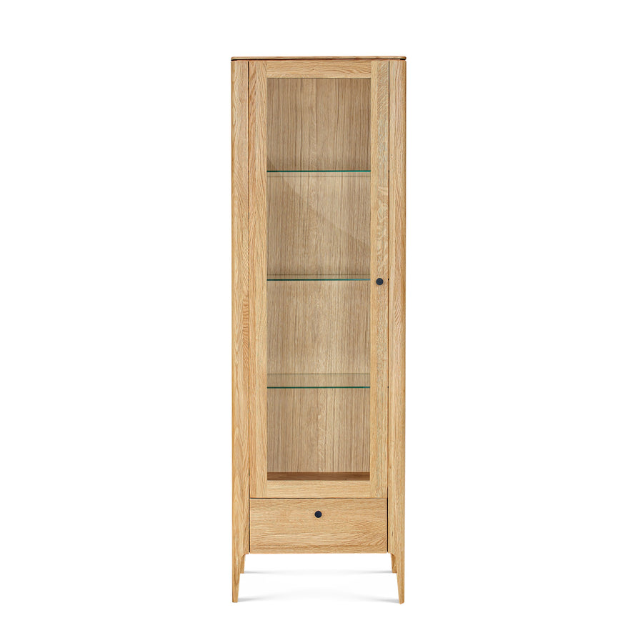 VESKOR Vitrina de madera maciza de roble Narvik 1