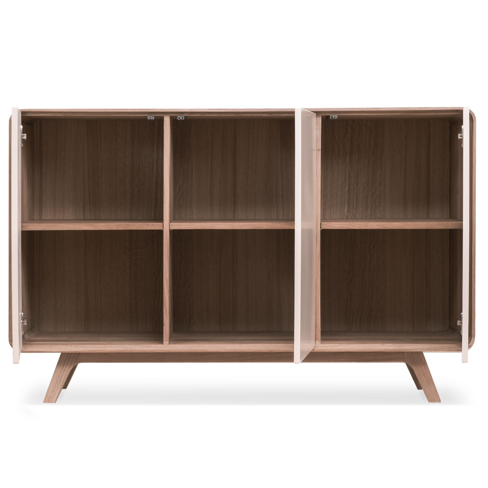 VESKOR Buffet commode bois massif OSLO 2 Mobel.Store