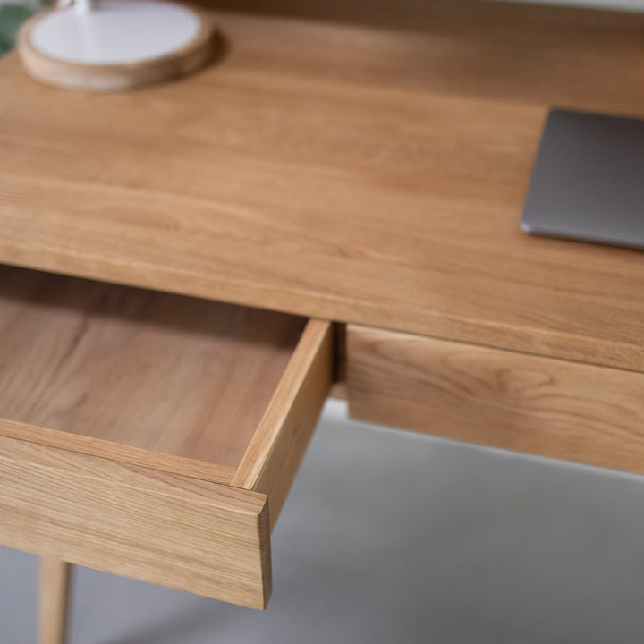 VESKOR Mesa escritorio de madera maciza roble sostenible Malmo 2 Mobel.Store