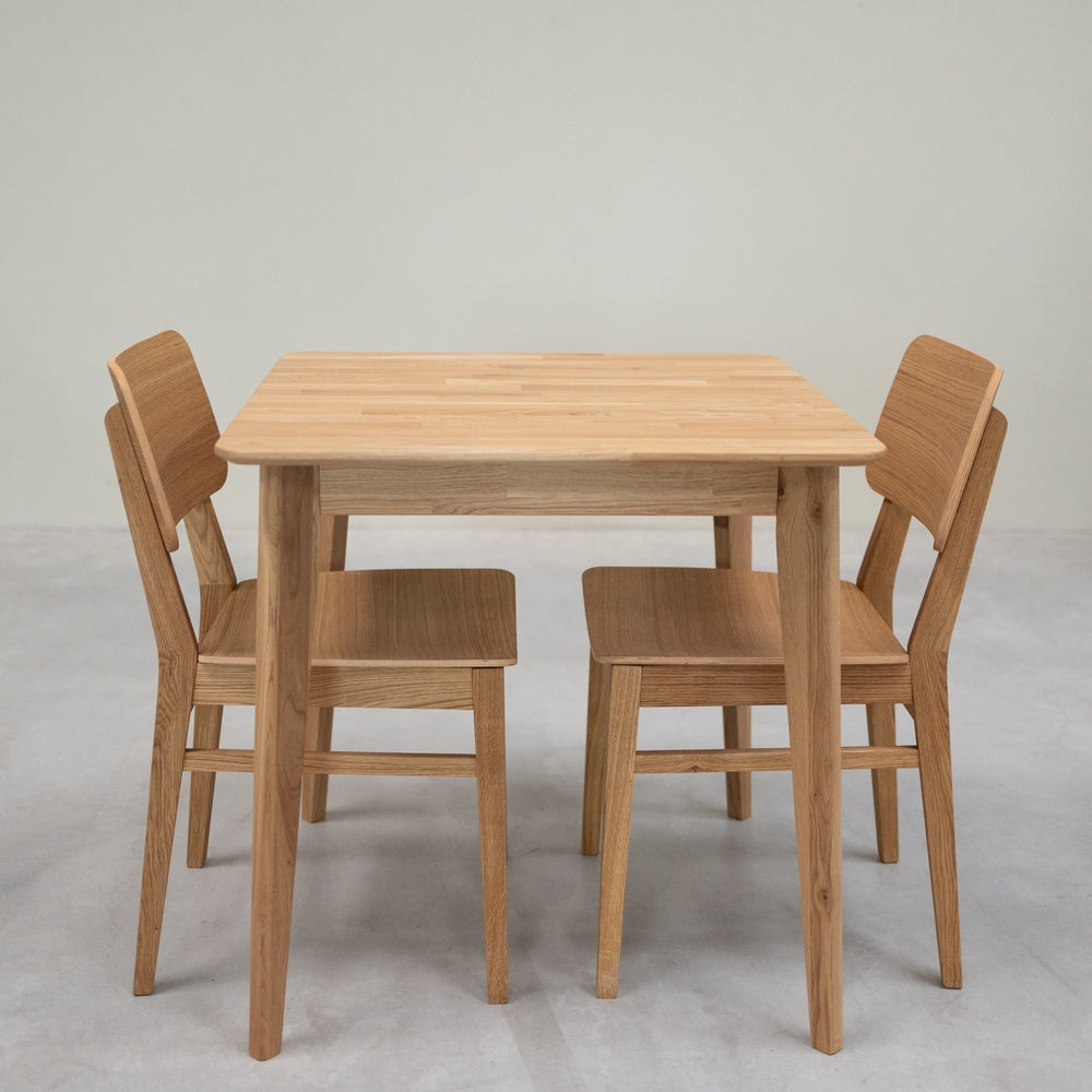 VESKOR Pack de 2 o 4 Sillas de comedor madera roble KODAMA