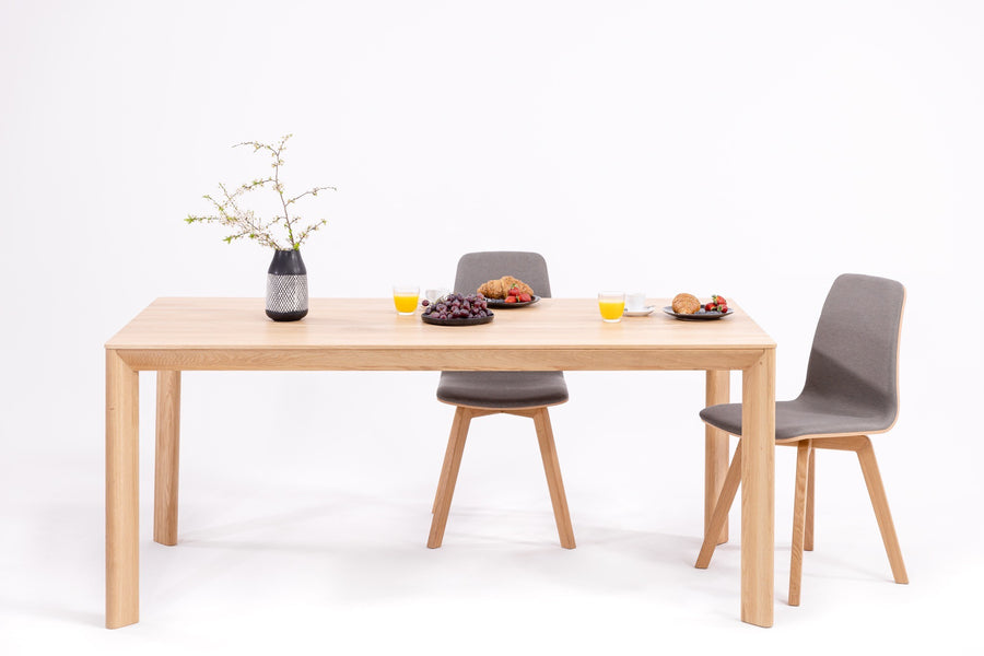 Mesa de comedor fija madera maciza DITA | KARPIS