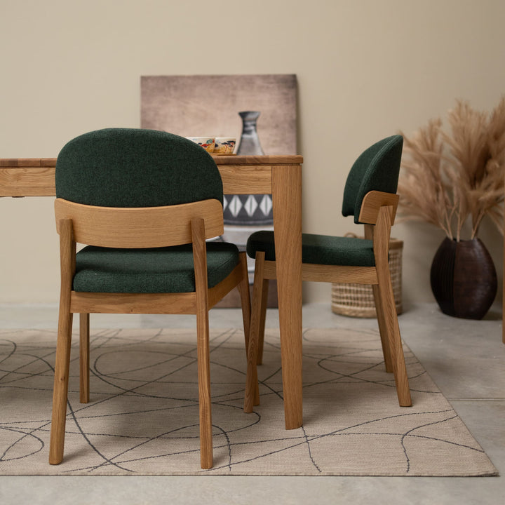 VESKOR Silla de madera maciza de roble de la colección Astrid Mueble nórdico con un diseño moderno Mobel.Store