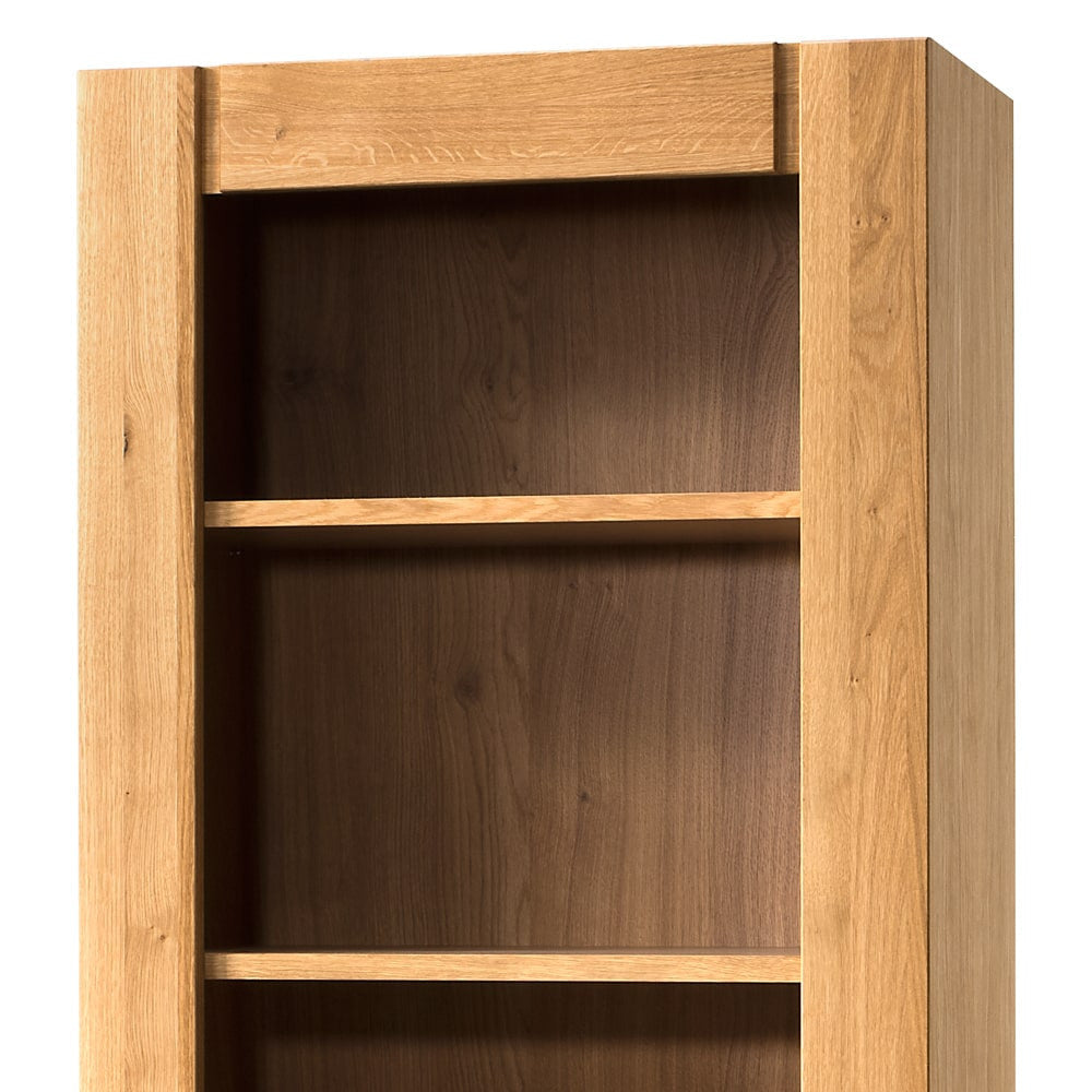 Estantería de madera de roble VELVET 17, 75x42x200 cm. | VESKOR