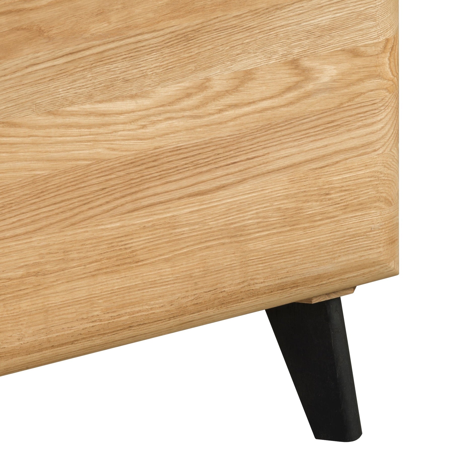 VESKOR Mueble TV de madera maciza roble Malmo nórdico escandinavo –