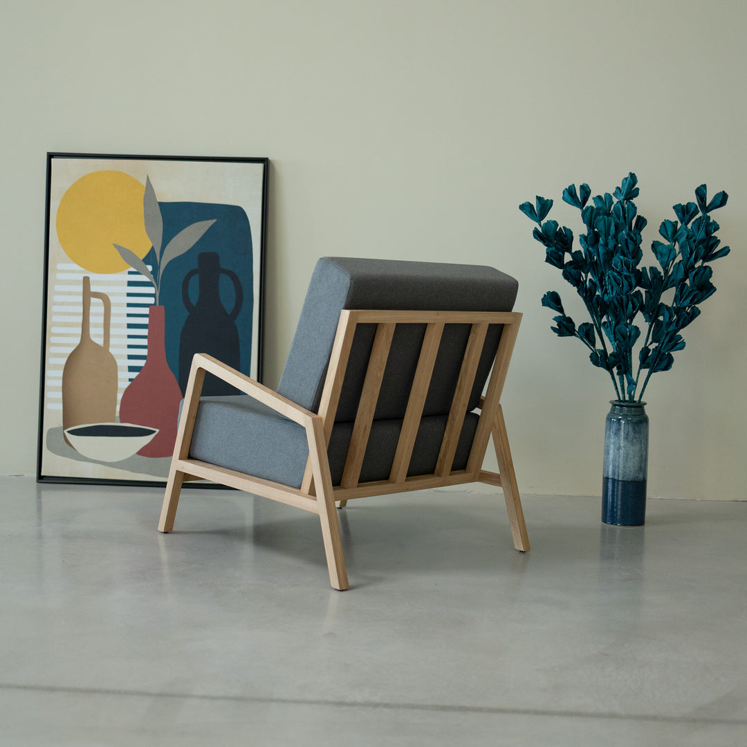 Sessel aus massiver Eiche „Sweden“