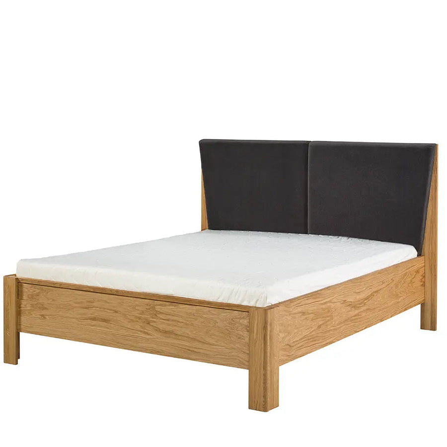 VESKOR Cama matrimonio de madera maciza roble LISBOA 75