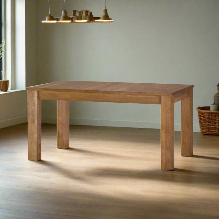 Mesa de comedor extensible madera de roble VELVET 40, 160-250x90x78 cm. | VESKOR