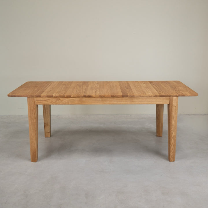 Mesa de comedor extensible de madera maciza roble KODAMA | VESKOR