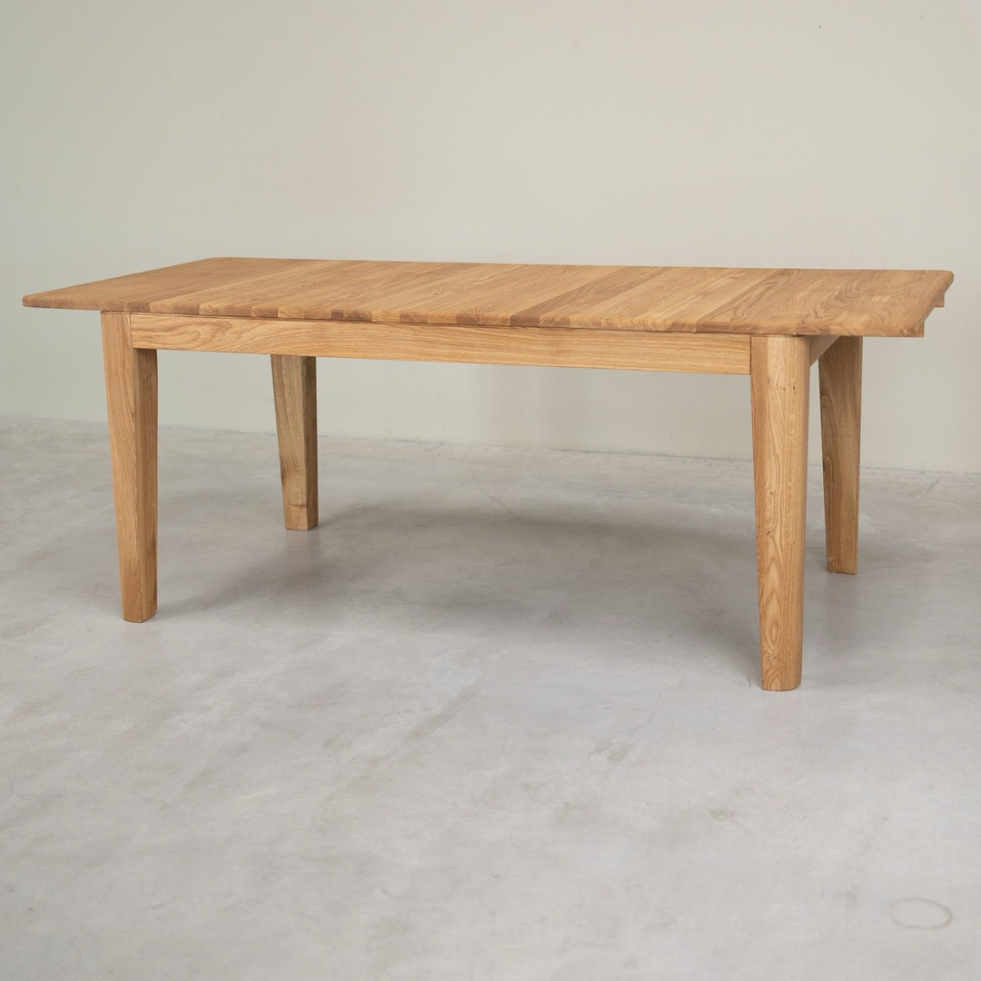 Mesa de comedor extensible de madera maciza roble KODAMA | VESKOR