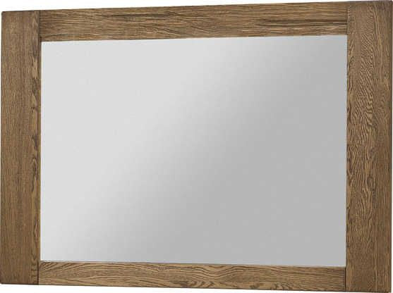 VESKOR Espejo de madera maciza de roble de la colección Velvet. Mueble nórdico con un diseño moderno 