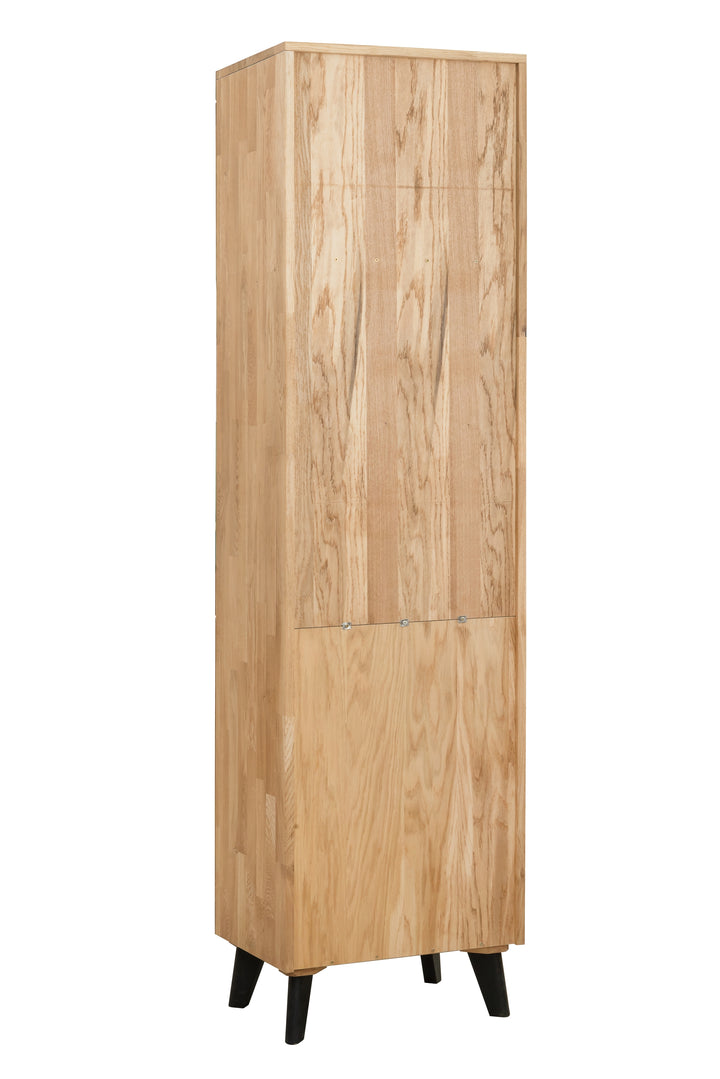 VESKOR Vitrina de madera maciza Madrid Mueble nórdico moderno