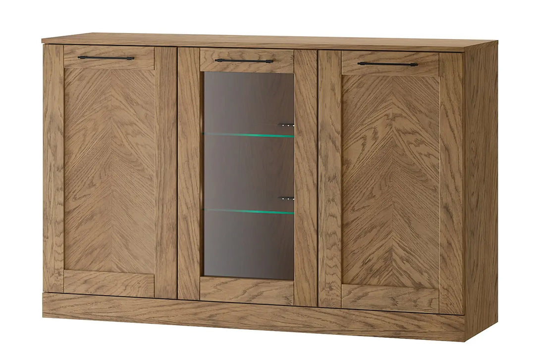 Cómoda de roble rústico aceitado COZY 45, 140x90x42 cm. | VESKOR