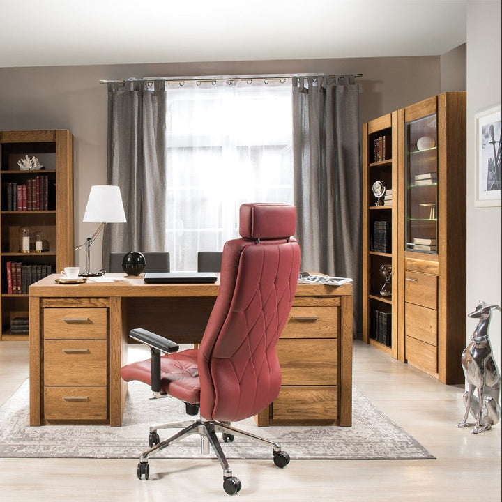 Vitrina madera de roble VELVET 10, 75x42x200 cm. | VESKOR
