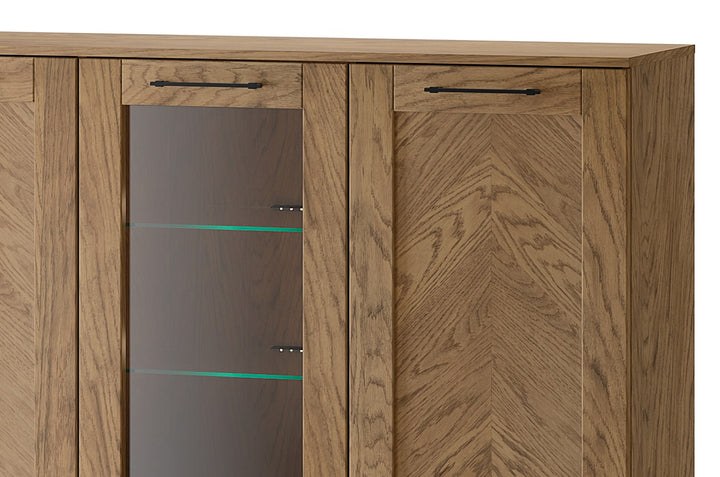 Cómoda de roble rústico aceitado COZY 45, 140x90x42 cm. | VESKOR