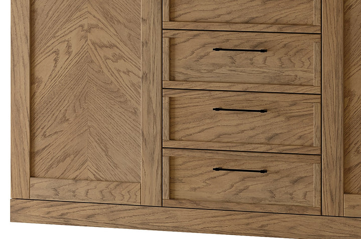 Cómoda de roble rústico aceitado COZY 47, 170x90x42 cm. | VESKOR