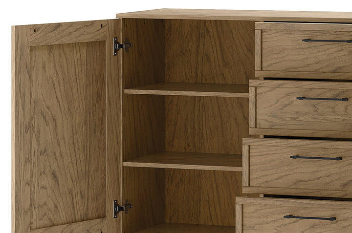 Cómoda de roble rústico aceitado COZY 47, 170x90x42 cm. | VESKOR