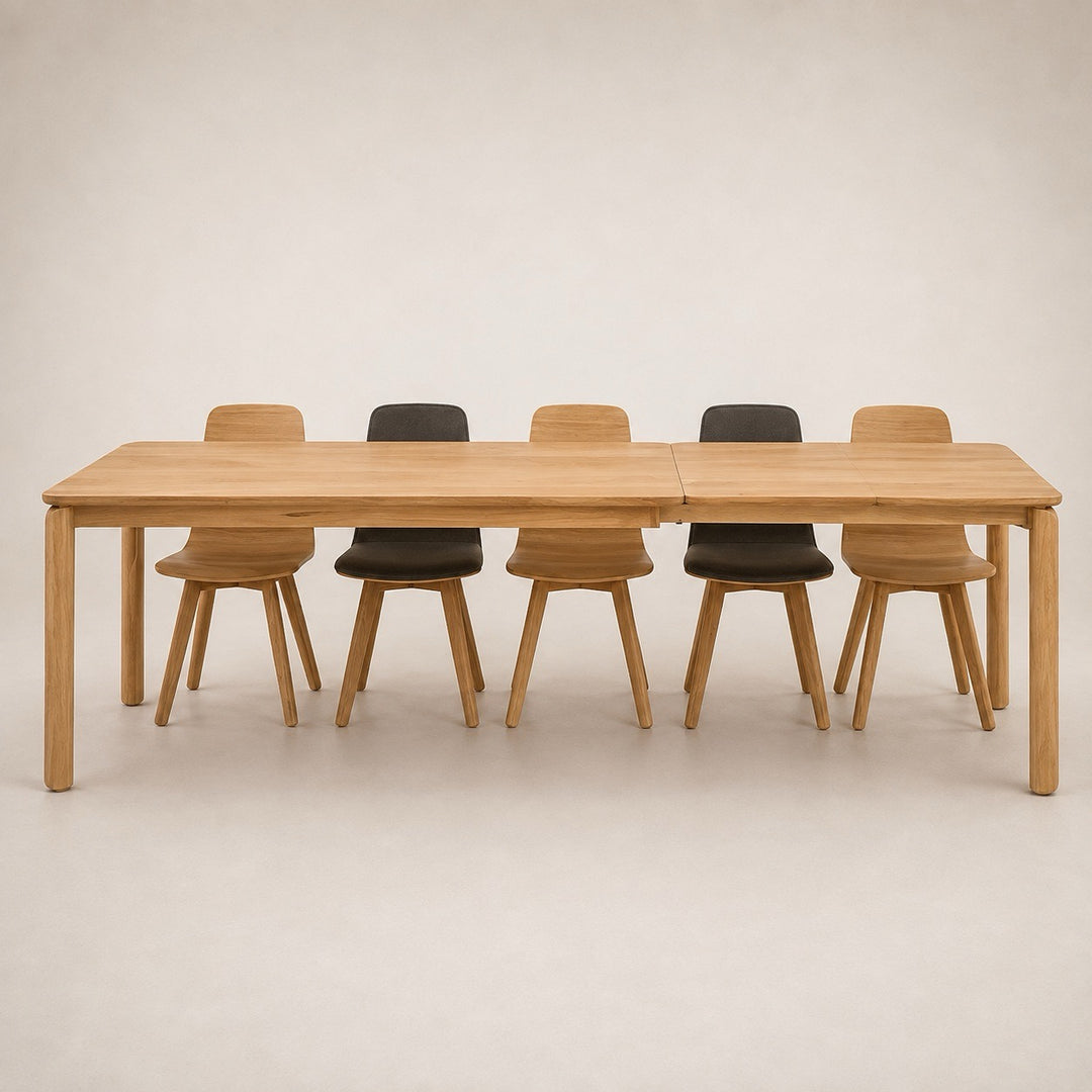 Mesa de comedor extensible madera maciza GOLF | VESKOR