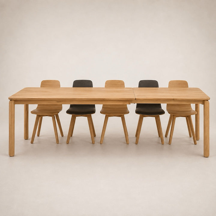 Mesa de comedor extensible madera maciza GOLF | VESKOR