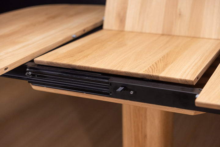 Mesa de comedor extensible madera maciza LUNA | KARPIS