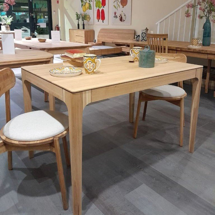 Mesa de comedor de madera maciza roble haya sostenible karpis mobel.store