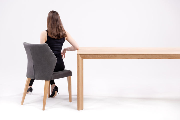 Mesa de comedor extensible madera maciza DITA | KARPIS