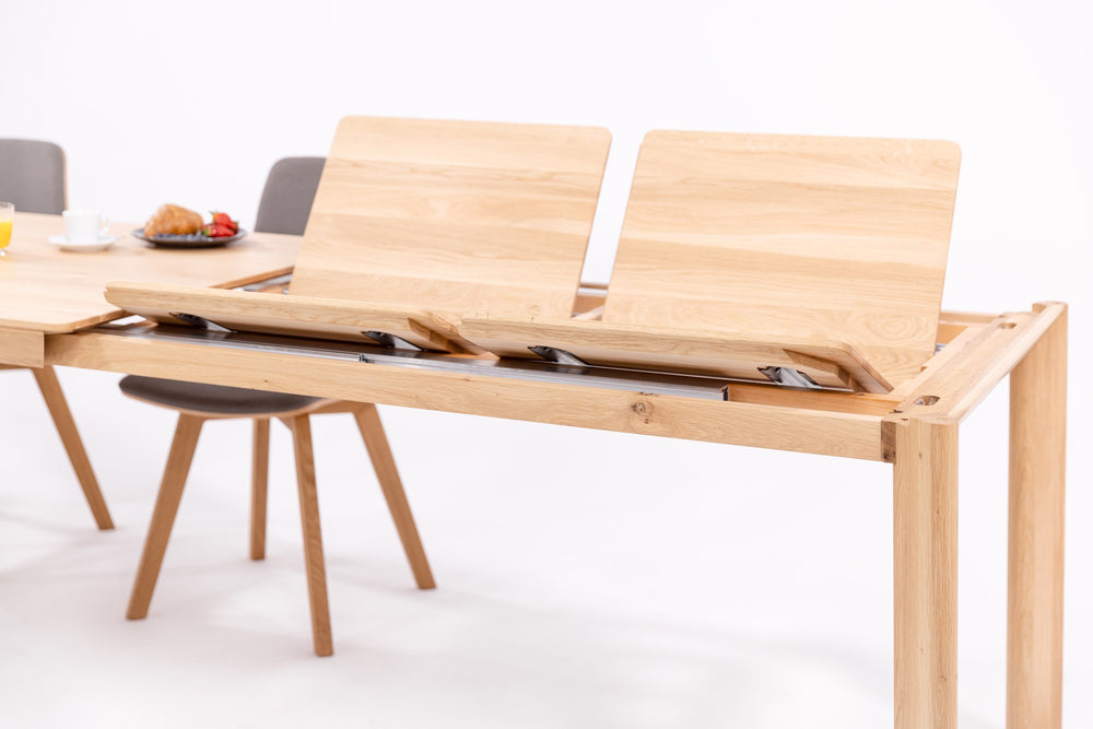 Mesa de comedor extensible madera maciza DITA | KARPIS