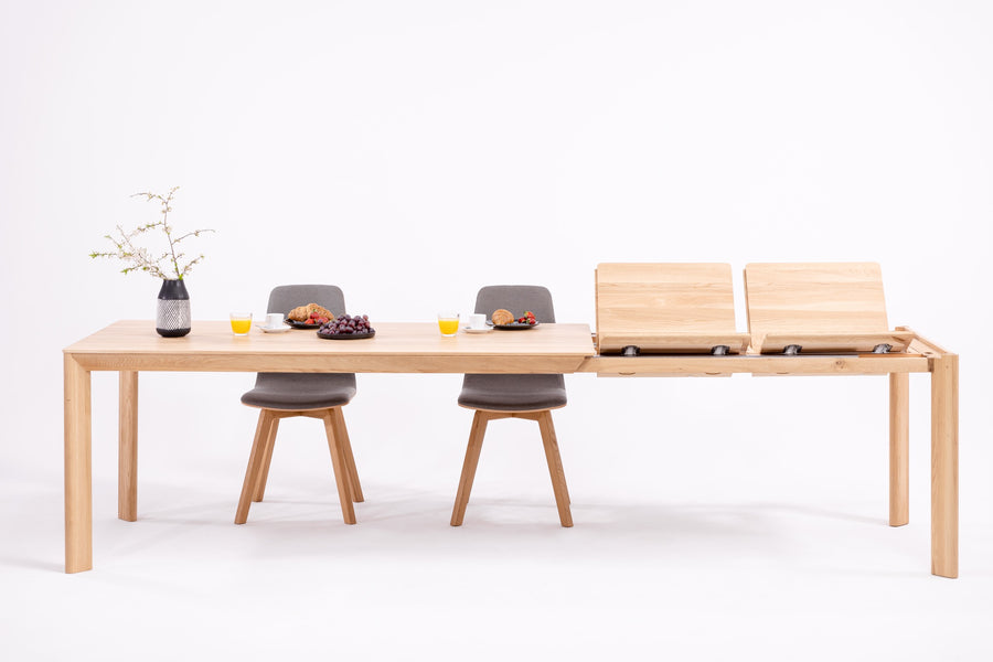 Mesa de comedor extensible madera maciza DITA | KARPIS