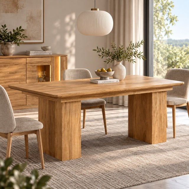 Mesa de jantar em carvalho LONDRES 40 | LoftStory