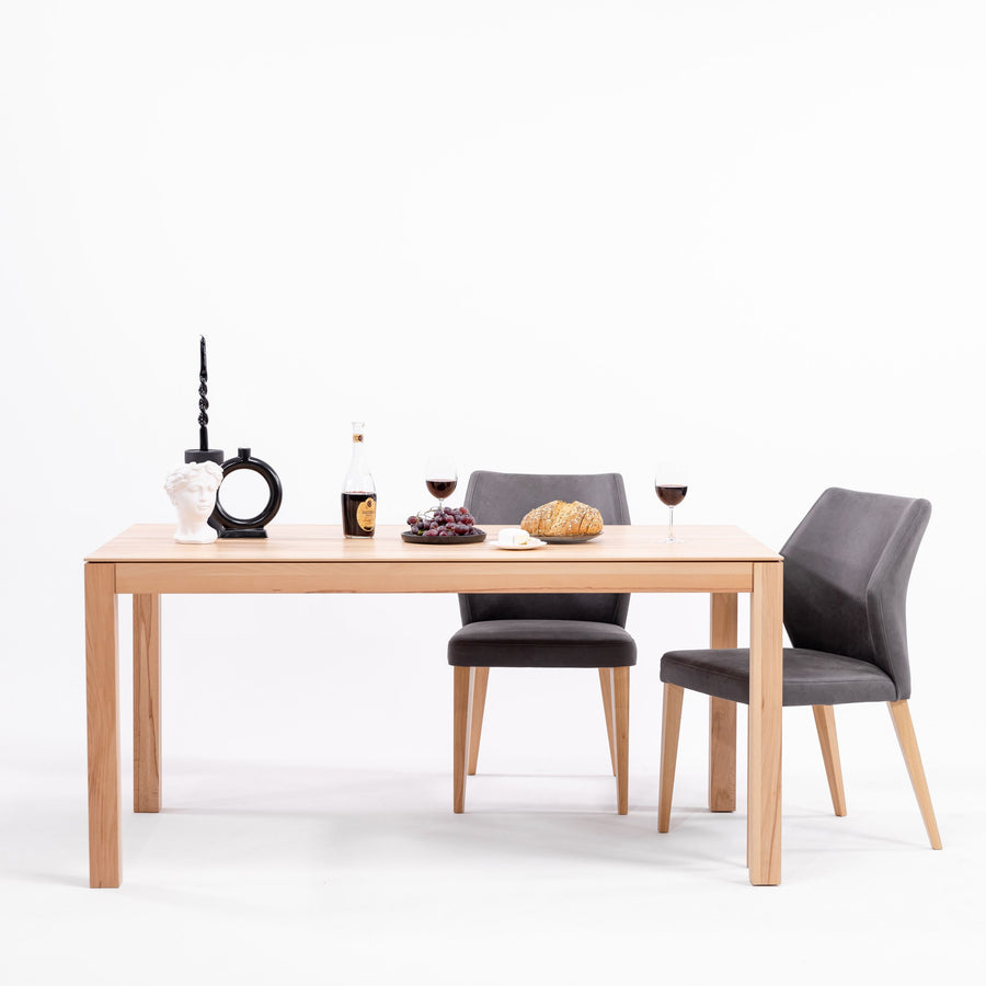 Mesa de comedor fija madera maciza VERDI | KARPIS