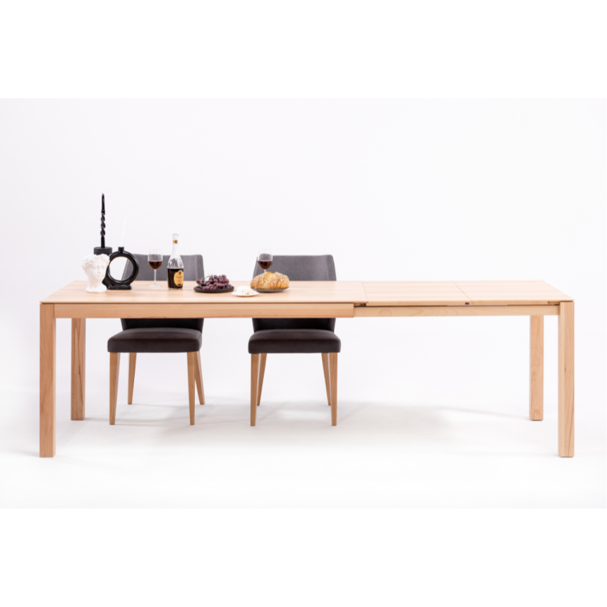 Mesa de comedor extensible madera maciza VERDI | KARPIS